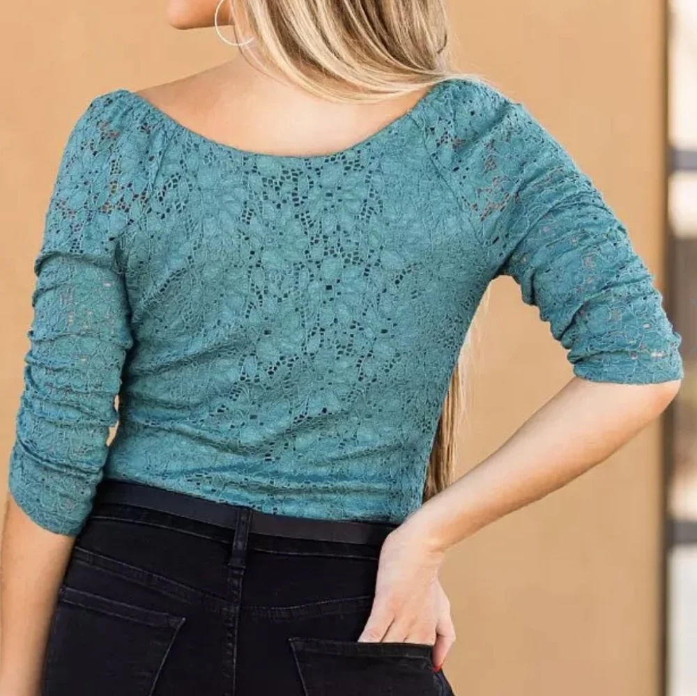 Lace Eyelet Top by Willow & Root - Picture 3 of 8
